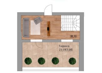 Продаю 2-ком. квартиру, 74.6 м2, поселок Шуберское, микрорайон Молодёжный, 10