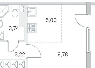 Продается квартира студия, 23.6 м2, посёлок Стрельна, ЖК Любоград