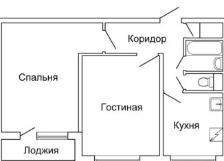 2-комнатная квартира на продажу, 47 м2, Москва, Краснодарская улица, 60, Краснодарская улица