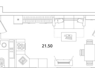 Продам квартиру студию, 30.2 м2, Санкт-Петербург, Планерная улица, 99, метро Комендантский проспект