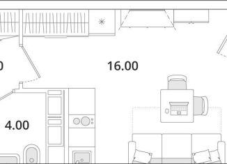 Продаю квартиру студию, 24.4 м2, Санкт-Петербург, Планерная улица, 99, метро Комендантский проспект