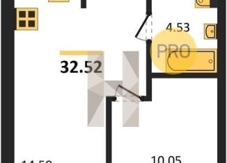 Продается однокомнатная квартира, 32.5 м2, Екатеринбург, метро Чкаловская, улица Печатников, 3