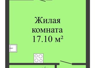 Продаю квартиру студию, 26 м2, Краснодар, ЖК Дыхание, улица Лётчика Позднякова, 2к17