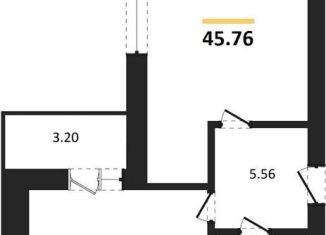 Продам 1-комнатную квартиру, 45.8 м2, Калининград