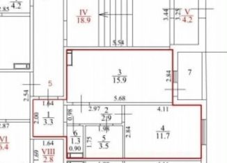 Продажа 1-ком. квартиры, 38.6 м2, село Новая Усмань, бульвар Художников, 3