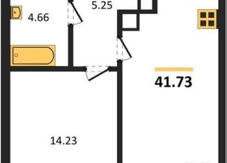 Однокомнатная квартира на продажу, 41.7 м2, Калининград, Ленинградский район, улица Старшины Дадаева, 55