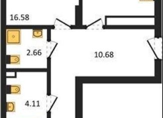 Продаю 2-комнатную квартиру, 65.3 м2, Калининград, улица Ломоносова, 52, Центральный район