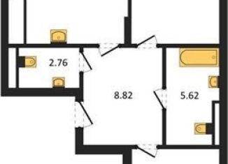 Продажа 2-комнатной квартиры, 72.9 м2, поселок Малое Исаково