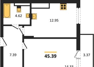 Продажа 1-ком. квартиры, 45.4 м2, Калининградская область, 2-й Портовый переулок, 8