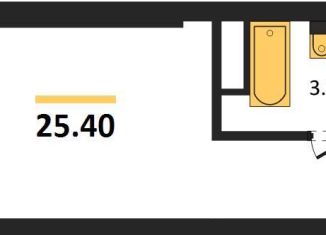 Продаю 1-комнатную квартиру, 25.4 м2, Калининградская область