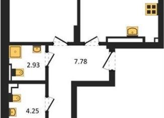 Продаю двухкомнатную квартиру, 65.6 м2, Калининград, улица Ломоносова, 52, Центральный район