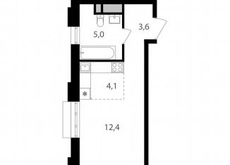 Продаю квартиру студию, 25.1 м2, Москва, САО, Михалковская улица