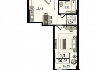 Продается 1-ком. квартира, 39 м2, Ростов-на-Дону, Ворошиловский проспект, 82/4