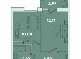 Продажа однокомнатной квартиры, 35.9 м2, Иркутск, улица Петрова, 16, Правобережный округ