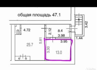 Сдам в аренду торговую площадь, 13 м2, Москва, улица Багрицкого, 61, метро Кунцевская