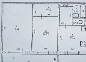 Продается двухкомнатная квартира, 56 м2, Ульяновск, улица Ефремова, 151