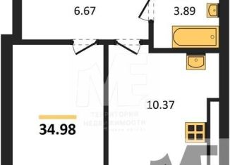 Продам 1-ком. квартиру, 35 м2, Калининградская область