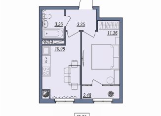 Продается 1-ком. квартира, 30.2 м2, Волгоград, Тракторозаводский район, улица Тракторостроителей, 31