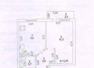 Продам 1-комнатную квартиру, 31.8 м2, поселок имени Карла Маркса, Советская улица, 23