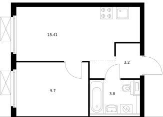 Продается 1-ком. квартира, 32.1 м2, Москва