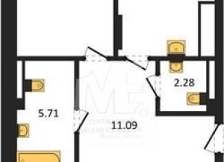 Продаю 2-комнатную квартиру, 69.6 м2, поселок Малое Исаково