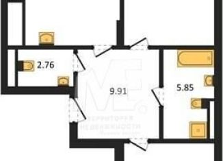 Продается 2-комнатная квартира, 77.7 м2, поселок Малое Исаково