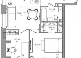 Продам 3-комнатную квартиру, 55.3 м2, Пермский край, 3-я Нейвинская улица