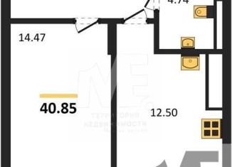 1-ком. квартира на продажу, 40.9 м2, поселок Малое Исаково