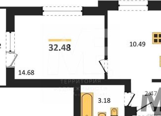 Продаю однокомнатную квартиру, 32.5 м2, Калининград, Ленинградский район, улица Героя России Катериничева, 9к2