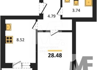 Продам однокомнатную квартиру, 28.5 м2, Калининград, Ленинградский район