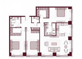 Продам 4-ком. квартиру, 132.3 м2, Москва, Ленинградский проспект, 37/1, ЖК Прайм Парк