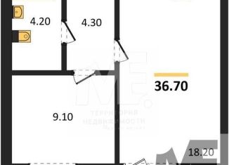 Продажа 1-ком. квартиры, 36.7 м2, Калининград, Орудийная улица, 13