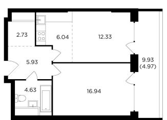 Продам 1-комнатную квартиру, 54.2 м2, Москва, метро Дубровка, улица Виктора Маслова, 2