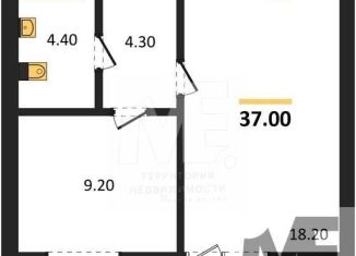 Однокомнатная квартира на продажу, 37 м2, Калининград, Ленинградский район, Орудийная улица, 13