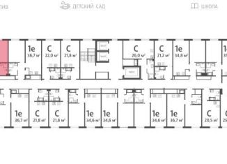 Продам 1-ком. квартиру, 36.9 м2, Санкт-Петербург, муниципальный округ Юго-Запад