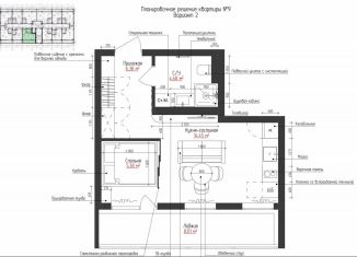 Продажа 1-комнатной квартиры, 40.6 м2, село Майма