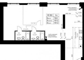 Продажа 3-ком. квартиры, 101.2 м2, Петрозаводск, набережная Варкауса, 13