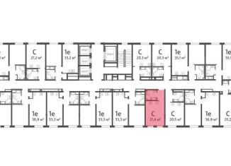 Квартира на продажу студия, 21.4 м2, Санкт-Петербург, ЖК Октябрьская набережная