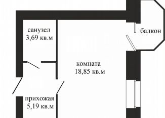 Квартира на продажу студия, 28 м2, Северодвинск, улица Ломоносова, 79к4