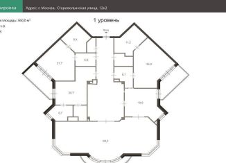 Продажа многокомнатной квартиры, 360 м2, Москва, Староволынская улица, 12к1, ЗАО