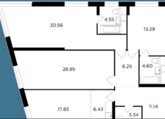 Продаю 4-комнатную квартиру, 124 м2, Москва, улица Петра Алексеева, 12с1, ЖК Кутузов Град 2