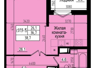 Продам квартиру студию, 69.6 м2, посёлок Парголово, Ольгинская дорога, 3/20