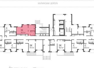 Продаю 1-ком. квартиру, 30.4 м2, Санкт-Петербург, метро Академическая, Пахомовская улица, 25