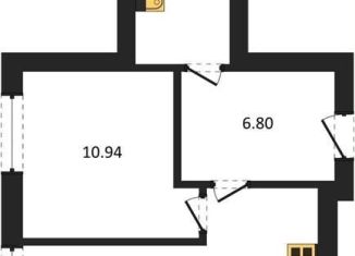 Продам 1-комнатную квартиру, 41.1 м2, Павловск