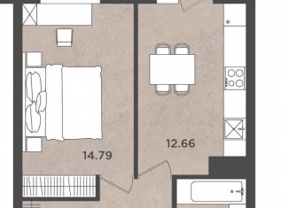 Продам 1-ком. квартиру, 39.8 м2, Пермь, улица Космонавта Леонова, 41/1