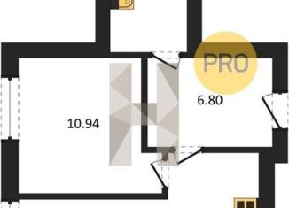 Продаю 1-ком. квартиру, 41.1 м2, Павловск