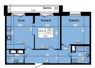 Продаю 2-комнатную квартиру, 35.9 м2, посёлок Парголово, Ольгинская дорога, 3/20