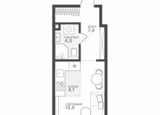 Продается квартира студия, 28.5 м2, Москва, район Крылатское