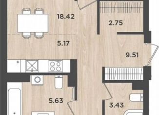 Продаю 4-ком. квартиру, 84.2 м2, Пермь, улица Космонавта Леонова, 41/1