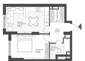 Продажа однокомнатной квартиры, 50.9 м2, Москва, метро Крылатское